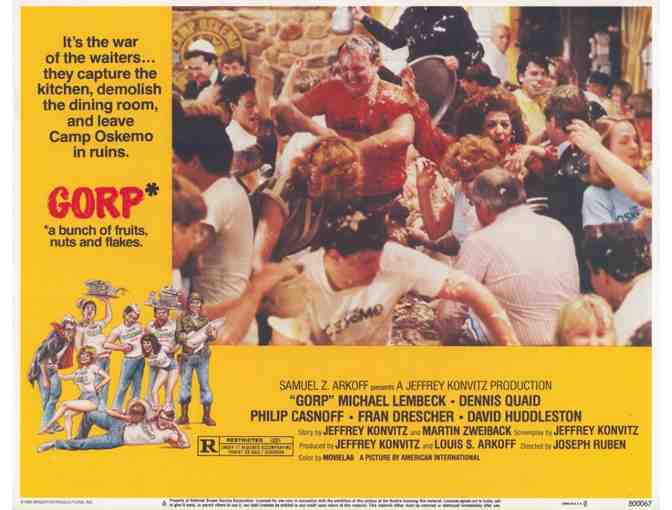 GORP, 1980, lobby cards, Dennis Quaid, Fran Drescher