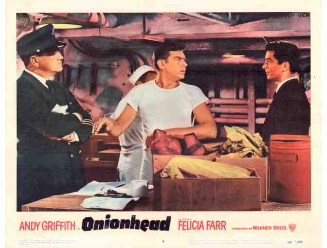 ONIONHEAD, 1958, lobby cards, Andy Griffith, Felicia Farr