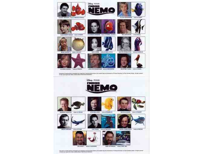 FINDING NEMO, 2003, presskit, Walt Disney and Pixar animation