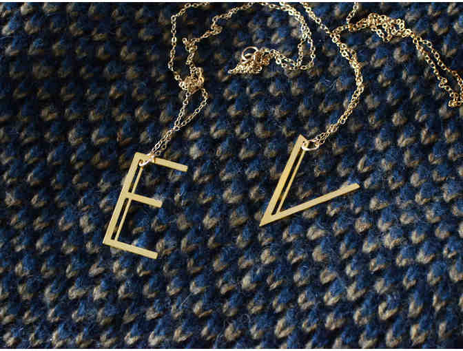 Brevity Jewelry - Alpha Pendant Necklace