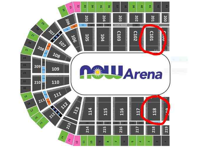 8 VIP Reserved Seats to the 2025 New Trier Graduation at The Now Arena Plus Parking Pass