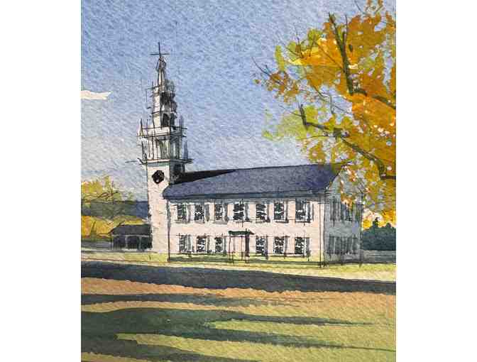 Artwork: Jaffrey Meetinghouse by John Grosvenor