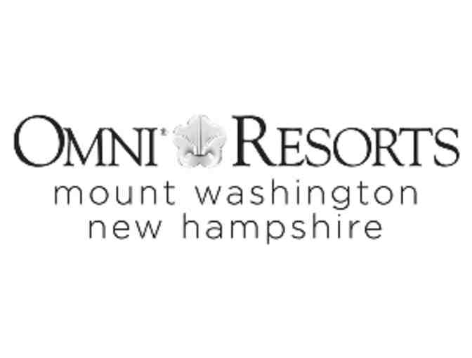One-night Stay at the Omni Mount Washington Resort, Bretton Woods, NH