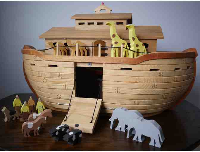 Rare, Handcrafted Noah's Ark Replica