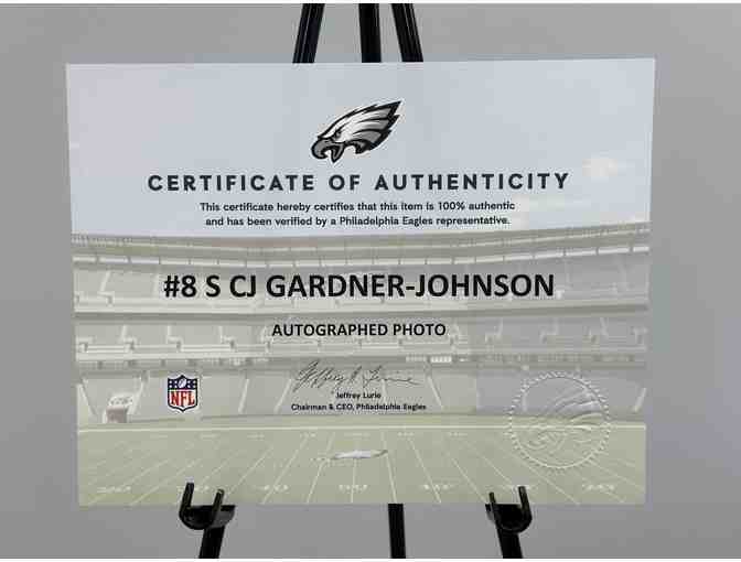 Eagles Autographed Photo of CJ Gardner-Johnson