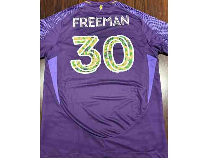 Alex Freeman "Military Appreciation Night" Match Worn and Autographed Jersey - Photo 1