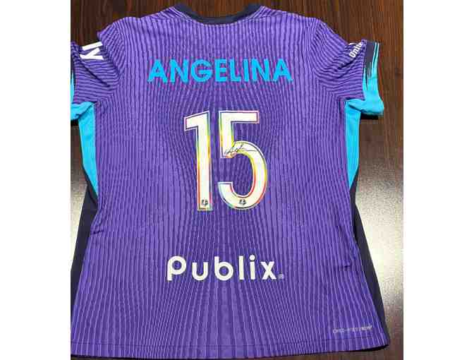Angelina "Pride in Our City" Match Issued and Autographed Jersey - Photo 1