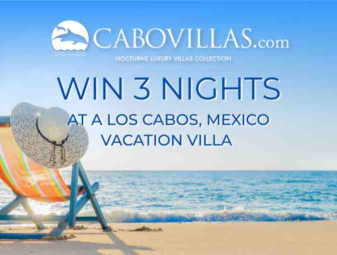 WIN 3 NIGHTS at a Los Cabos, Mexico Vacation Villa + Dinner with/ Table Decor & Spa Pkg