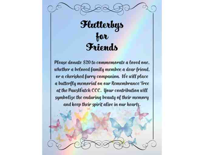 THE GIFT OF REMEMBRANCE - FLUTTERBYS FOR FRIENDS