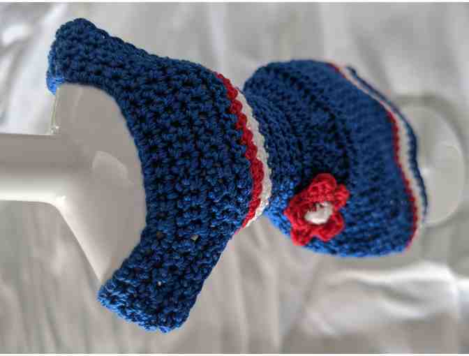 Crocheted Barbie Dresses - Red, White & Blue