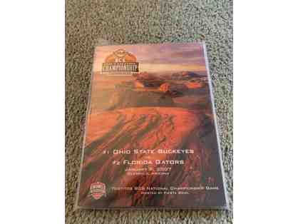 2007 BCS Championship Program Ohio State v Florida Gators