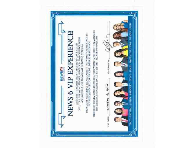 Channel 6 VIP Experience with Lunch for up to 4 guests - Photo 2