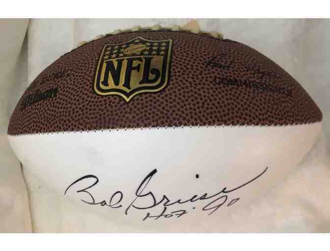 Miami Dolphins Hall of Fame Quarterback Bob Griese Autographed Mini Football