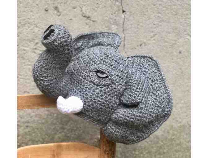 Hand Crafted Crochet Elephant Beanie