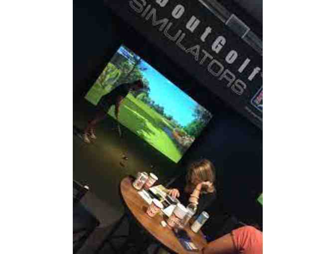 4 Hour Peak Simulator Tee Time at Tee Performance Golf and Meiomi Golf Bag