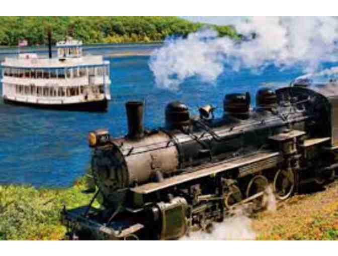 Essex Steam Train Certificate for 4 people for a 2.5-hour Train and Riverboat Excursion