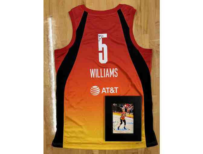 Autographed Gabby Williams Jordan Brand Black 2025 WNBA All-Star Game Jersey
