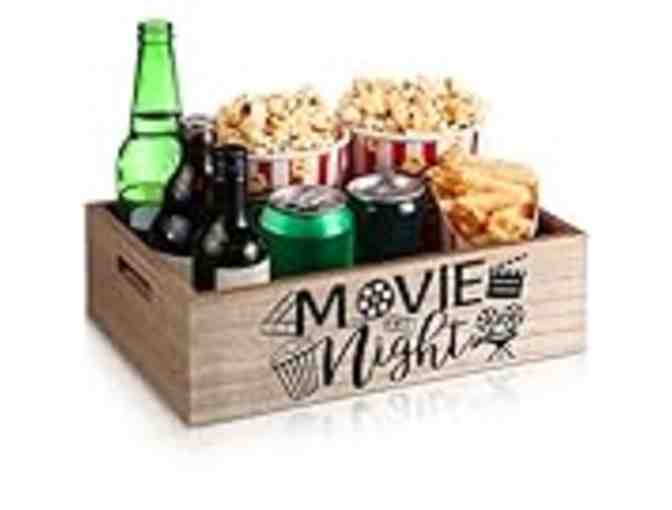 Popcorn Machine, Rustic Snack Tray and Essentials!