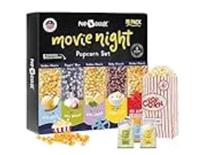 Popcorn Machine, Rustic Snack Tray and Essentials!