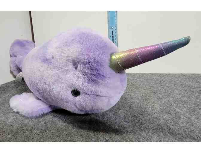 #10 - FAO Schwarz Narwhal Plush Stuffed Animal - Soft & Adorable!