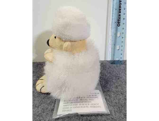 #13 - Jellycat Puffball Polar Bear Soft White Plush Toy Stuffed Animal 6' - Retired