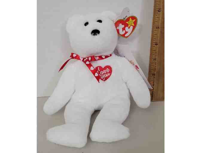 #1 Ty Beanie Baby - Scarlett the Bear - A Gift of Comfort and Care