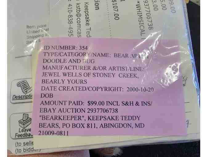 #9 - Bearkeeper - Brown Bear with Ladybug