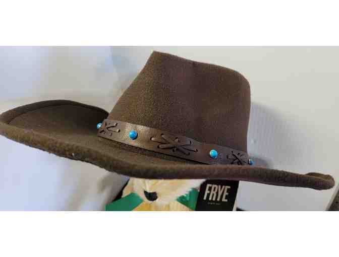 #9 - Frye Felt Hat - Chocolate Brown - Classic Style - NWT