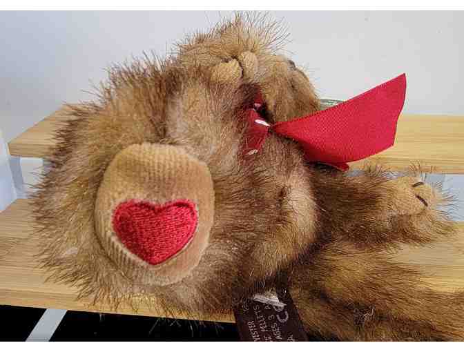 #3 - Bearington Valentine Bear Loverboy #1932 NWT 9 Inch Heart On Foot