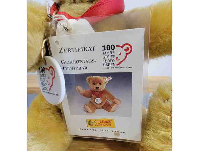 #3 Steiff 100th Anniversary Teddy Bear 2002 Limited Edition Mohair with Pendant