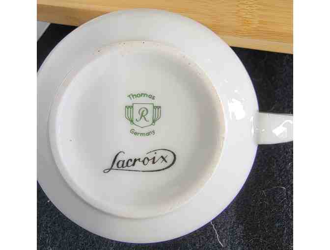 Vintage Thomas R. Germany Rosenthal Lacroix Cups Set of Six Turtle Design