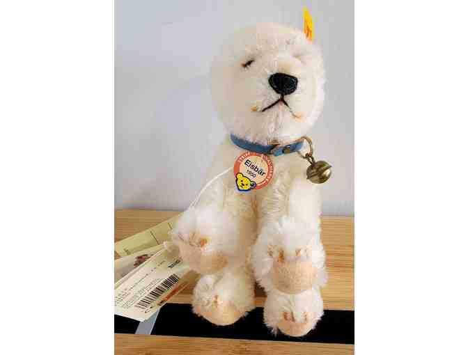 Steiff Eisbar 1950 5' White Mohair Polar Bear, #031212 Original Tags Vintage
