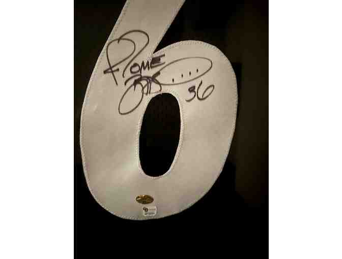 'The Bus' Jerome Bettis Signed, Framed #36 Jersey (Authentic, Mint Condition)