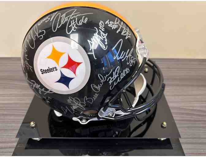 Steelers 'One for the Thumb' Super Bowl 40 Signed Helmet (Authentic, Mint Condition)