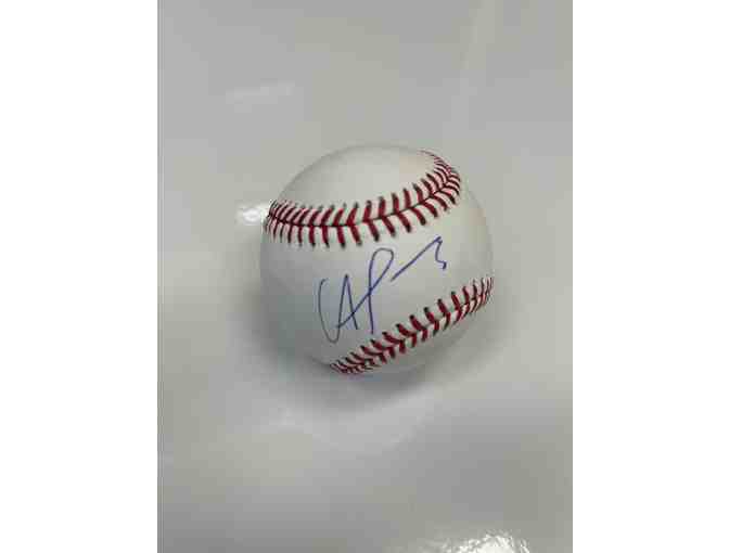 MLB Baseball Autographed by New York Mets Catcher Francisco Alvarez - Photo 1