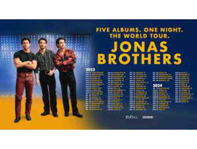 4 Premium Tickets for the JONAS BROTHERS at Kaseya Arena- Miami on 10/14/2023 - Photo 2