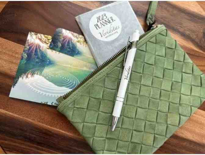 Latico Leathers | Amal Clutch & Wristlet | MOSS GREEN