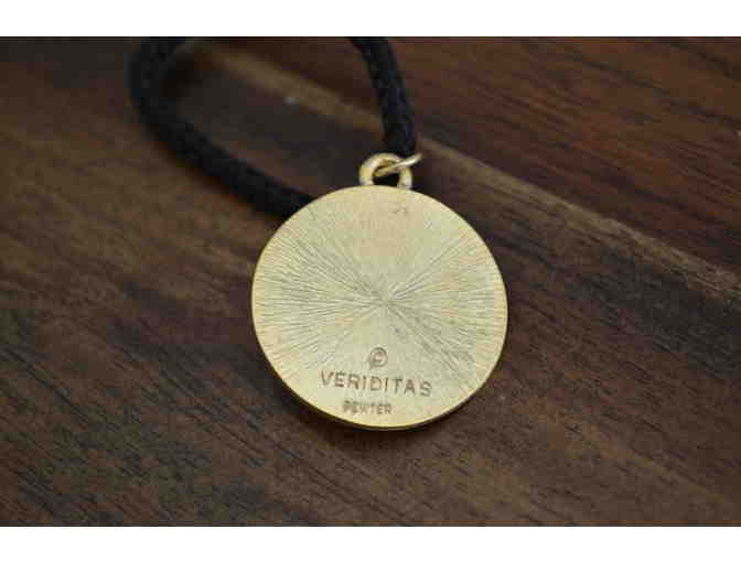 Veriditas Labyrinth Necklace | Gold Plated Pewter