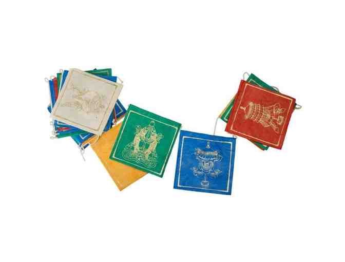 Set of 6 Prayer Flag Mini Garlands