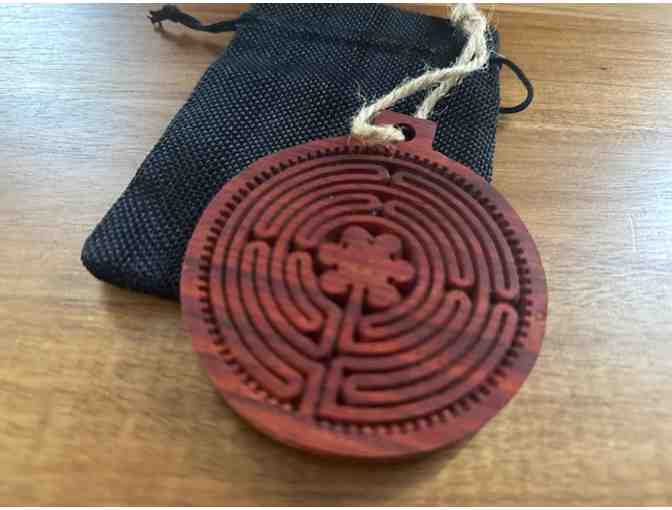 Rustic Labyrinth Ornament