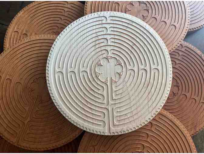 Created for our 2024 Auction | Maple Wood Labyrinth | 10-inch