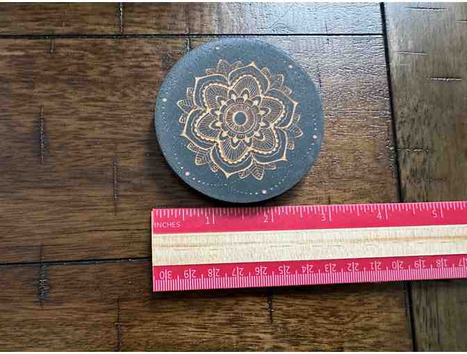 Mandala - Birch Wood Magnet