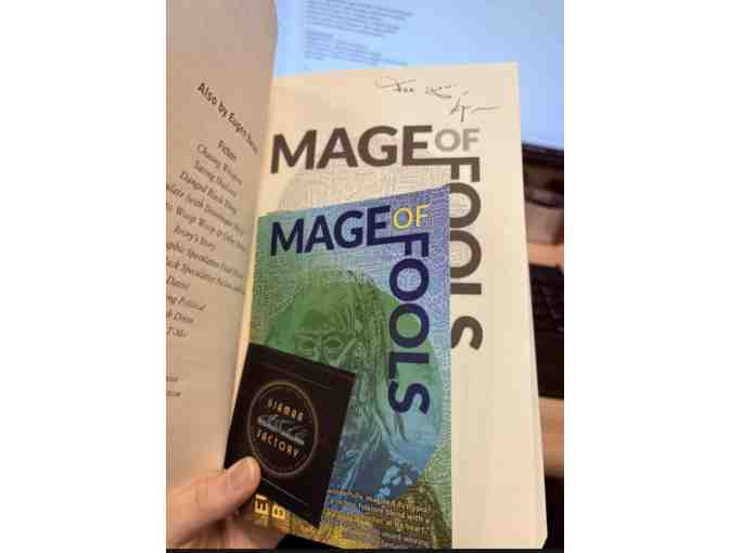 Eugen Bacon's Mage of Fools - signed, paperback, special card and sticker inside