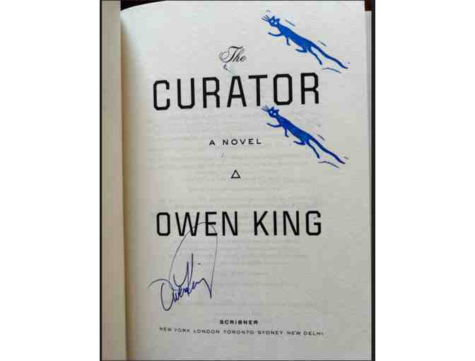 Signed, Specially-Stamped Paperback of Owen King's THE CURATOR