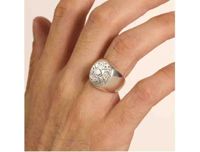 D & I Pigeon Signet Ring in Collaboration with Artist and Tattooer Duke Riley