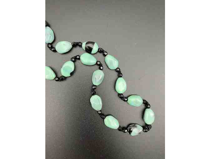 Czech Glass Bead Necklace from the 1920s