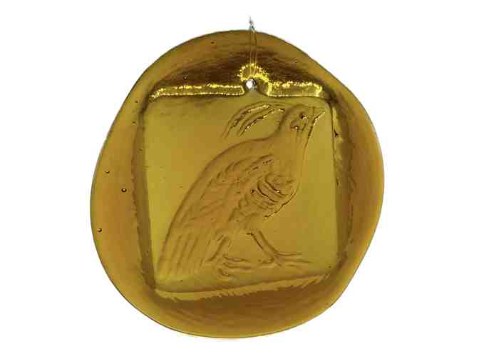 Set of 5 Colorful Glass Suncatchers to hang in a sunny window