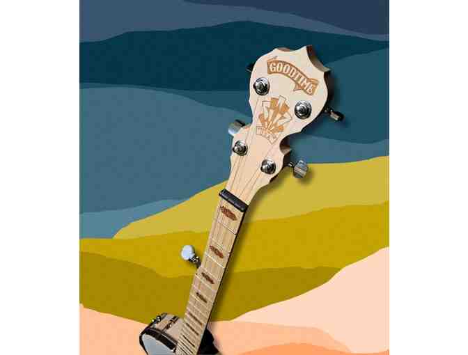 Deering Goodtime Banjo autographed by Scott Avett