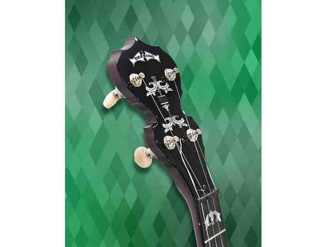 Deering Eagle II Banjo autographed by Jens Kruger