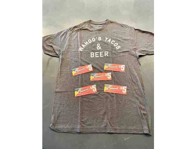 Wahoo's Fish Taco : $25 in Gift Certificates and a Wahoo's T-Shirt!